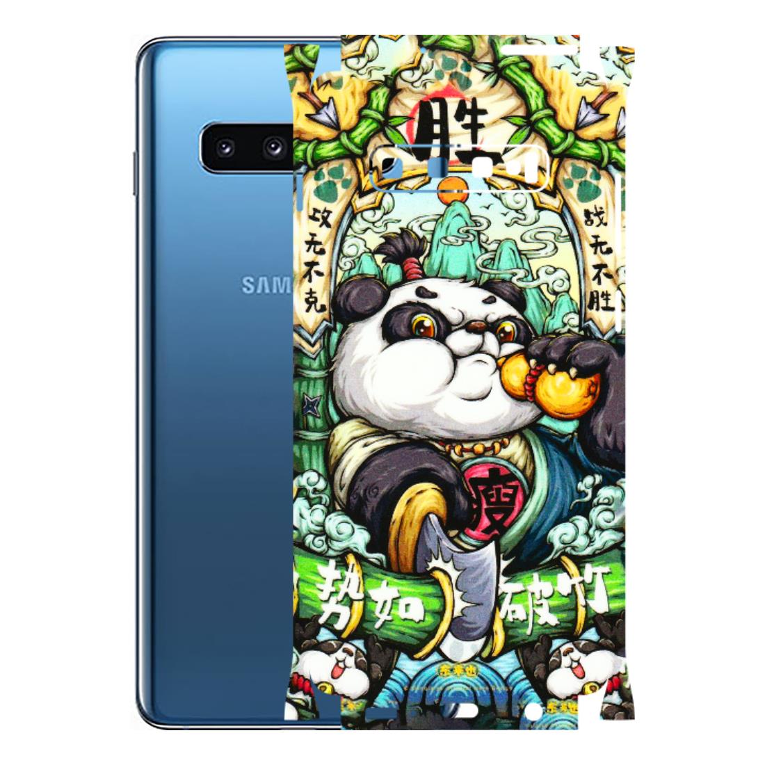 Samsung A/S Series Phone Skins (All Models) - Royal Rich Panda - 3D Embossed Finish (L-170) Samsung Galaxy S10 Plus