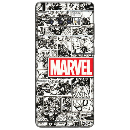 Samsung A/S Series Phone Skins (All Models) - Marvel Comic - 3D Embossed Finish (L-171) Samsung Galaxy S10 Plus