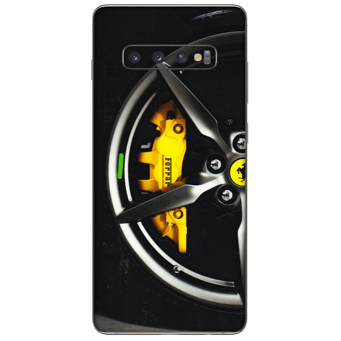 Samsung A/S Series Phone Skins (All Models) - Ferrari Wheel Alloy - 3D Embossed Finish (L-173) Samsung Galaxy S10 Plus