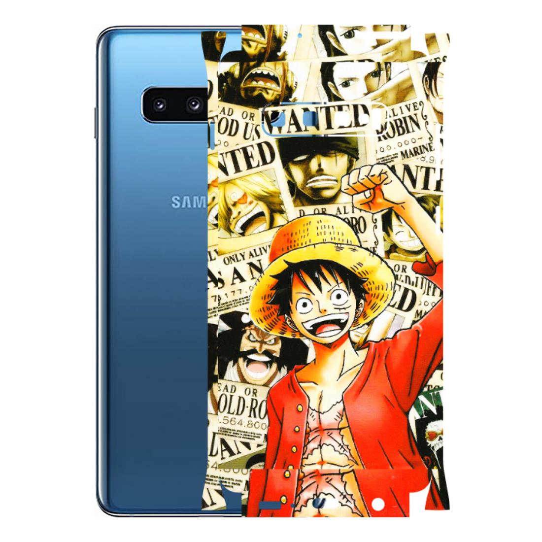 Samsung A/S Series Phone Skins (All Models) - Luffy Anime - 3D Embossed Finish (L-177) Samsung Galaxy S10 Plus