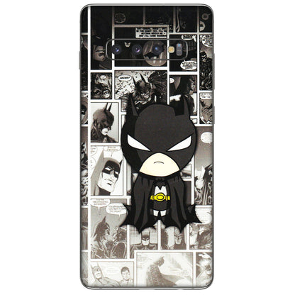 Samsung A/S Series Phone Skins (All Models) - Toon Batman - 3D Embossed Finish (L-182) Samsung Galaxy S10 Plus