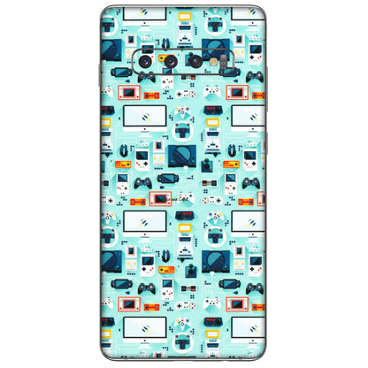 Samsung A/S Series Phone Skins (All Models) - Gadgets Doodle - 3D Embossed Finish (L-184) Samsung Galaxy S10 Plus