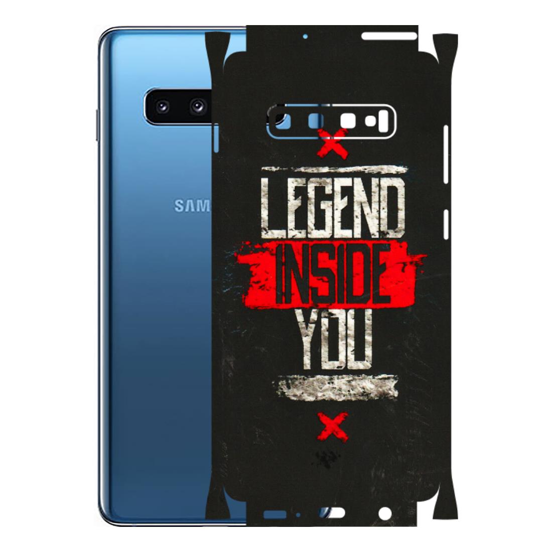 Samsung A/S Series Phone Skins (All Models) - Legend Inside You - 3D Embossed Finish (L-186) Samsung Galaxy S10 Plus