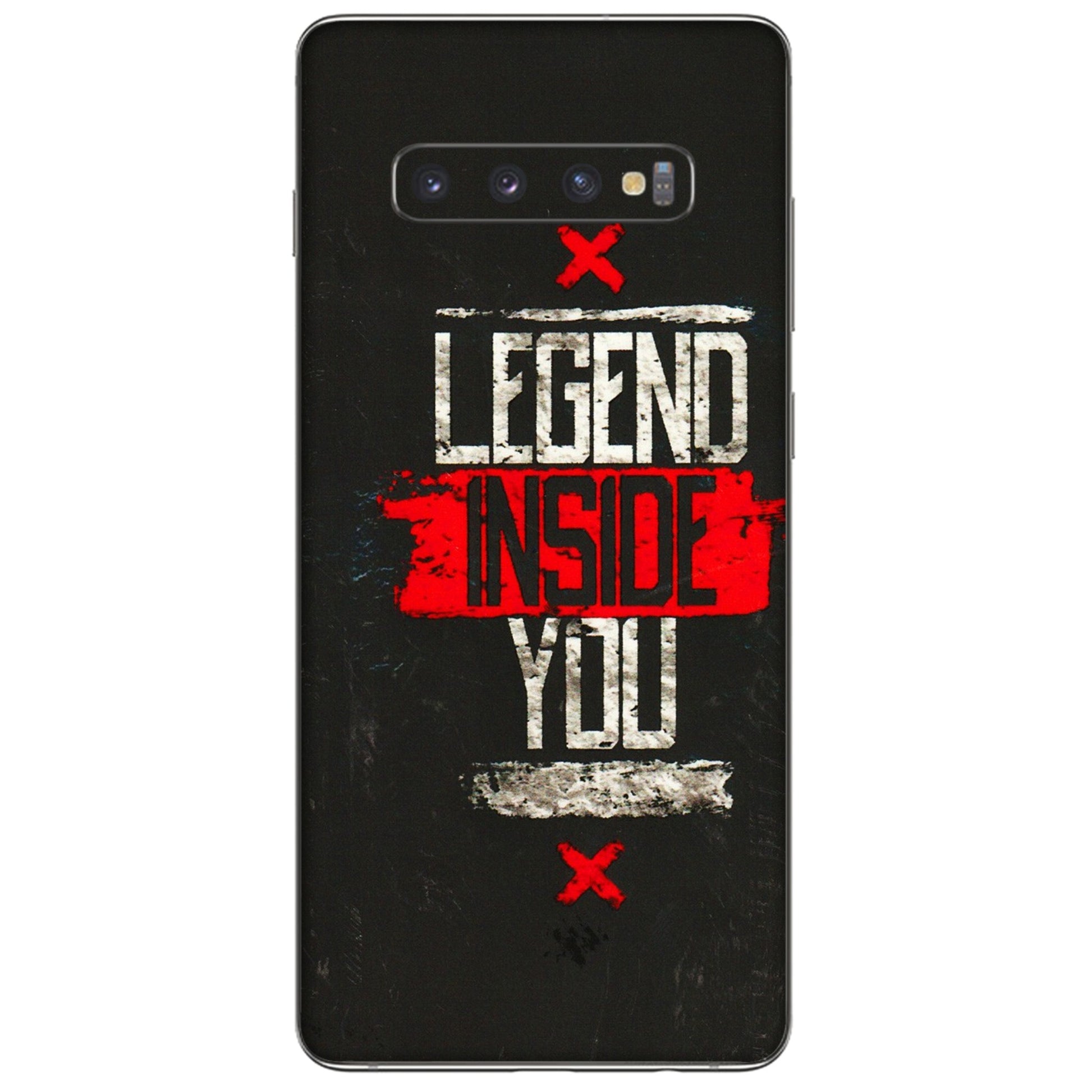 Samsung A/S Series Phone Skins (All Models) - Legend Inside You - 3D Embossed Finish (L-186) Samsung Galaxy S10 Plus