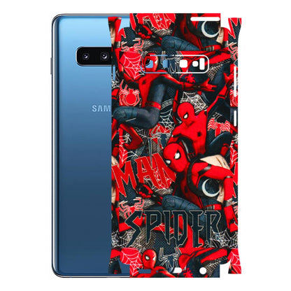 Samsung A/S Series Phone Skins (All Models) - SpiderMan Cool - 3D Embossed Finish (L-188) Samsung Galaxy S10 Plus