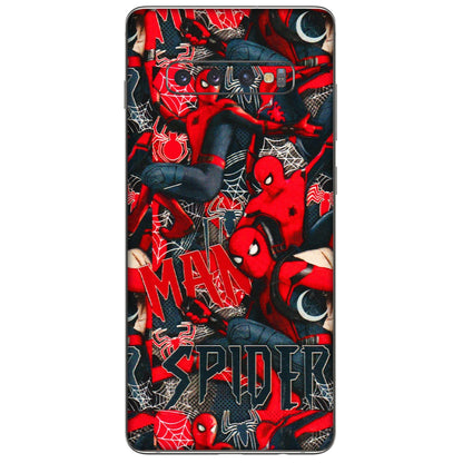 Samsung A/S Series Phone Skins (All Models) - SpiderMan Cool - 3D Embossed Finish (L-188) Samsung Galaxy S10 Plus