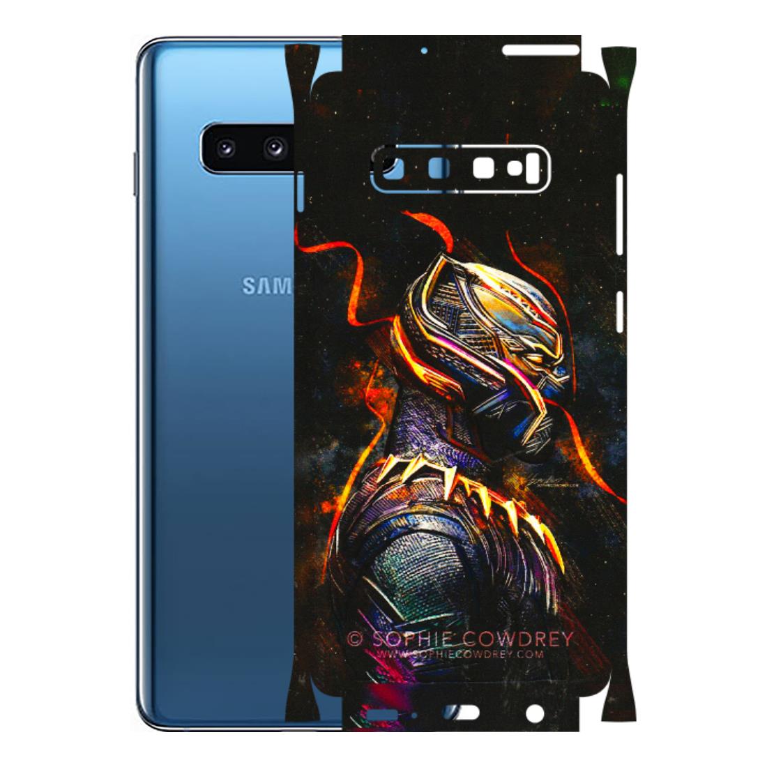 Samsung A/S Series Phone Skins (All Models) - Black Panther - 3D Embossed Finish (L-190) Samsung Galaxy S10 Plus