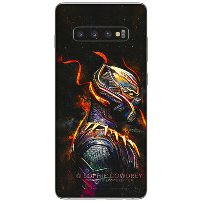 Samsung A/S Series Phone Skins (All Models) - Black Panther - 3D Embossed Finish (L-190) Samsung Galaxy S10 Plus