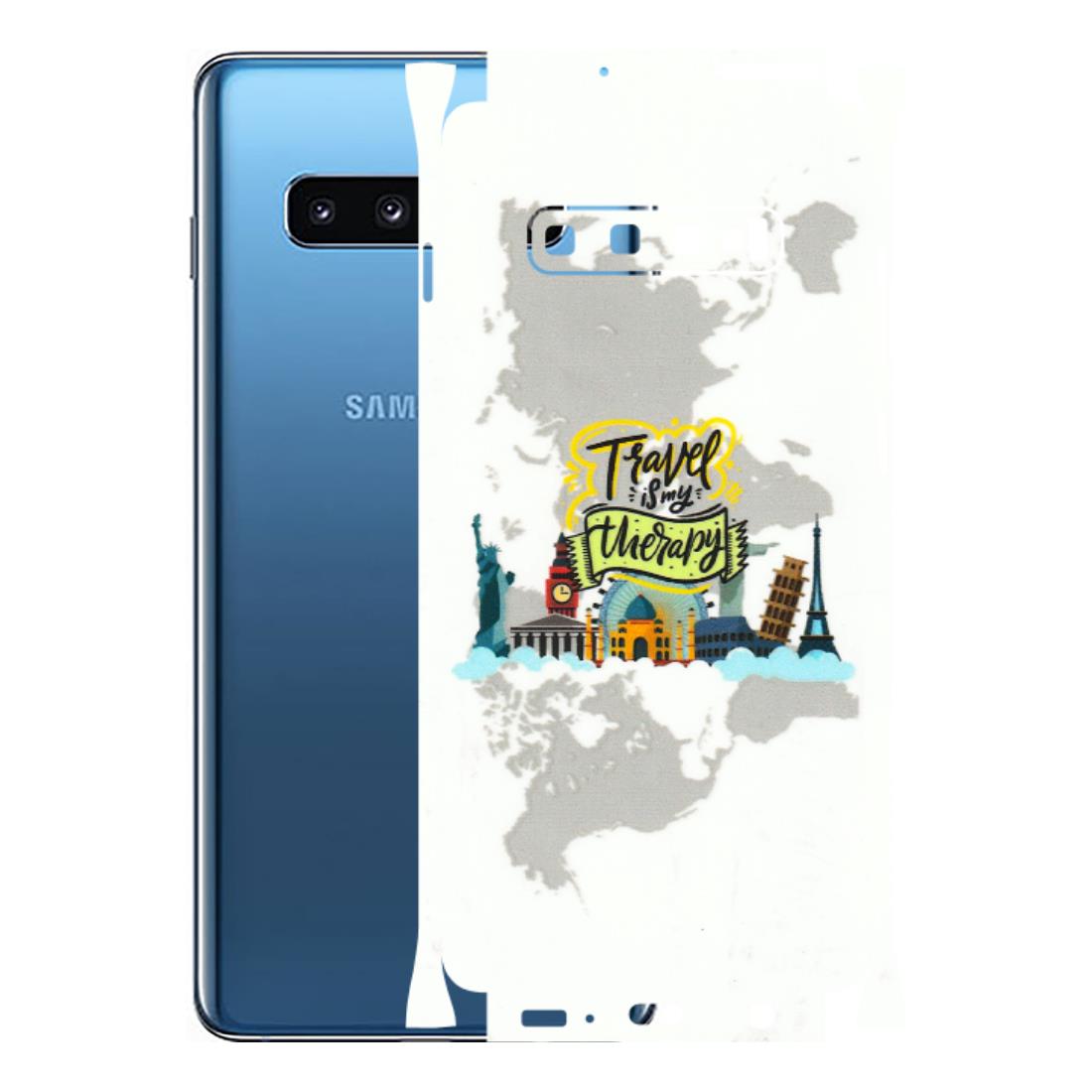 Samsung A/S Series Phone Skins (All Models) - Travel Therapy - 3D Embossed Finish (L-199) Samsung Galaxy S10 Plus