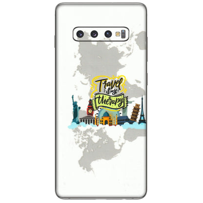 Samsung A/S Series Phone Skins (All Models) - Travel Therapy - 3D Embossed Finish (L-199) Samsung Galaxy S10 Plus