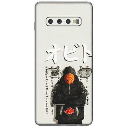 Samsung A/S Series Phone Skins (All Models) - Obito Anime Eye - 3D Embossed Finish (L-19) Samsung Galaxy S10 Plus
