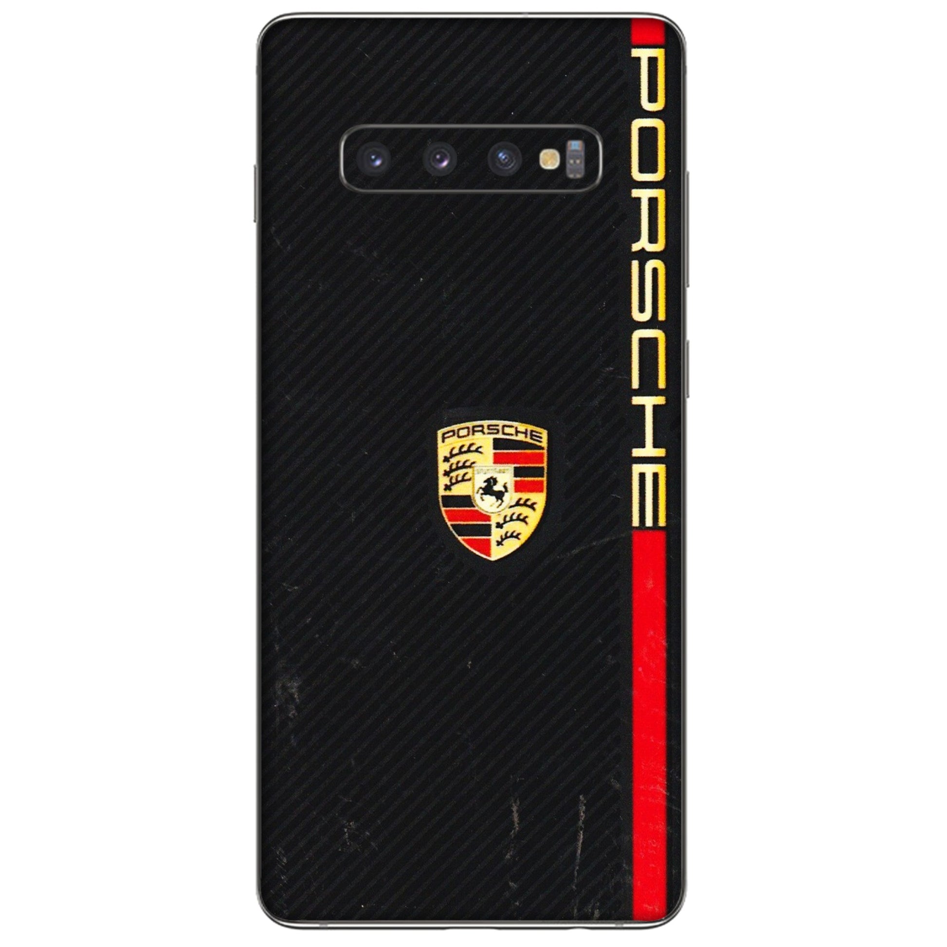 Samsung A/S Series Phone Skins (All Models) - Premium Porsche - 3D Embossed Finish (L-225) Samsung Galaxy S10 Plus