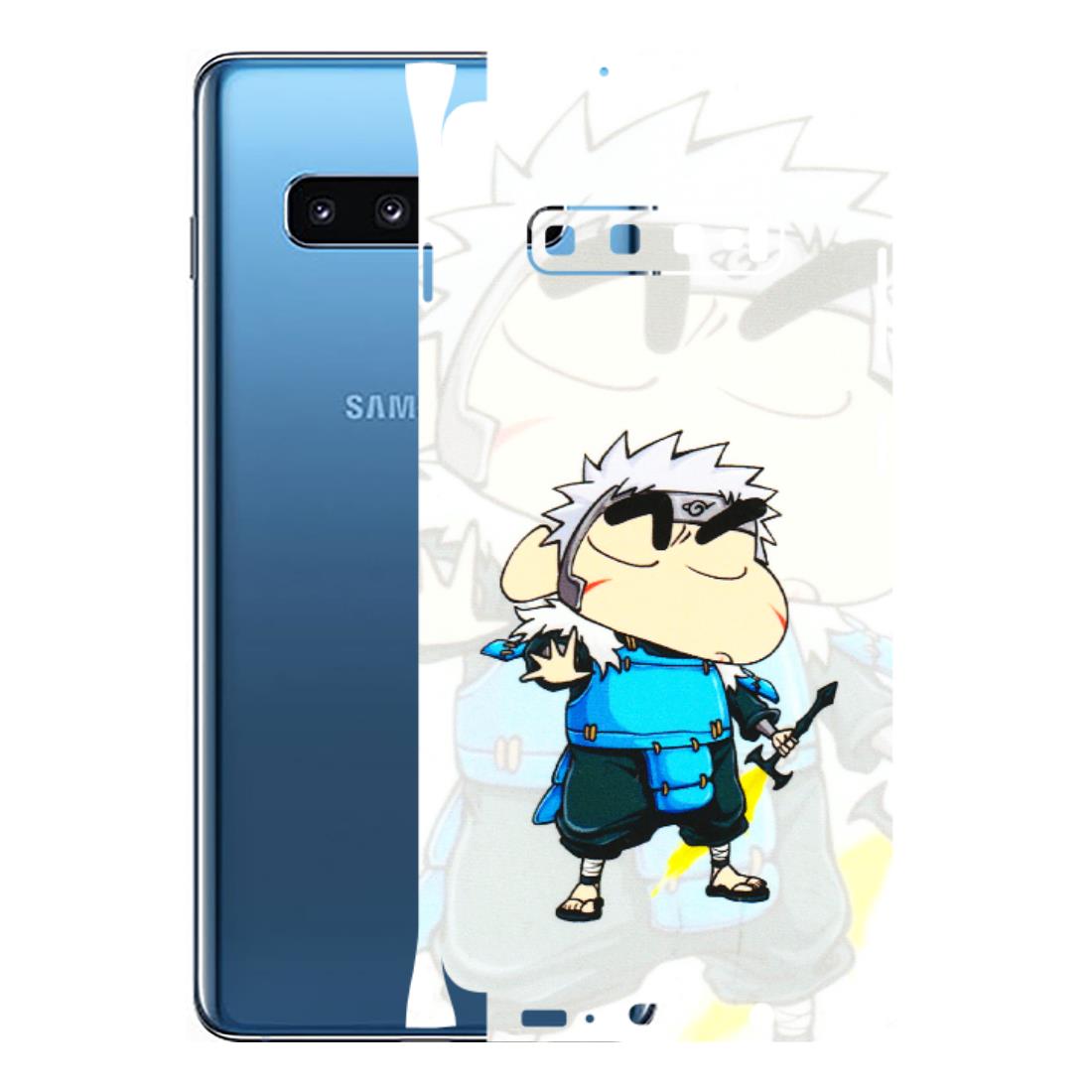 Samsung A/S Series Phone Skins (All Models) - Angry Young Shinchan - 3D Embossed Finish (L-226) Samsung Galaxy S10 Plus