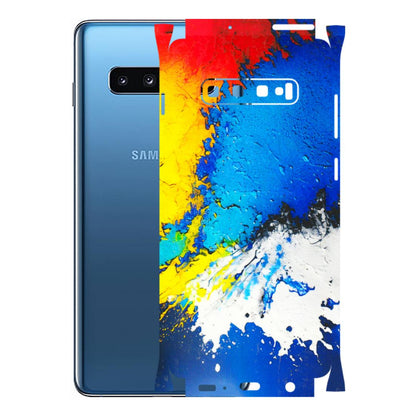 Samsung A/S Series Phone Skins (All Models) - Acrylic Paint Spill - 3D Embossed Finish (L-229) Samsung Galaxy S10 Plus