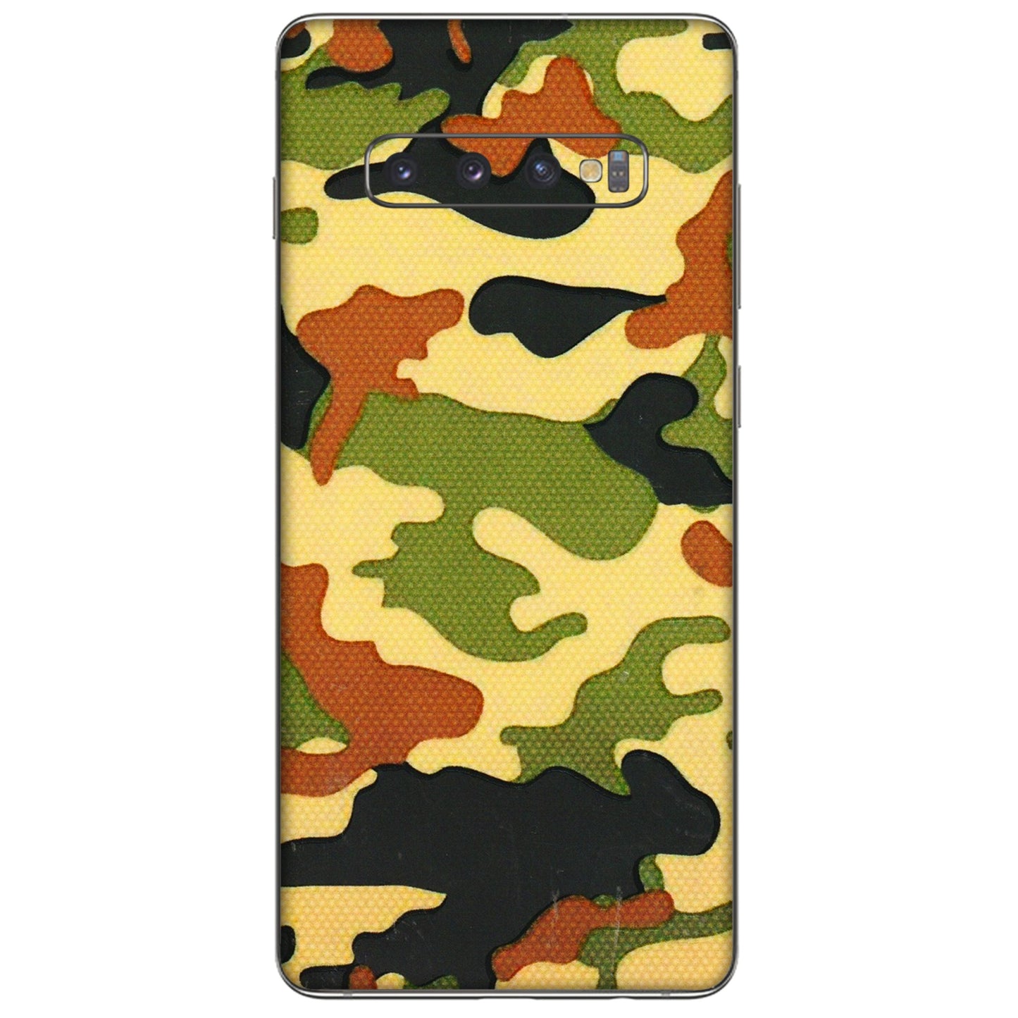 Samsung A/S Series Phone Skins (All Models) - Indian Military - 3D Embossed Finish (L-234) Samsung Galaxy S10 Plus