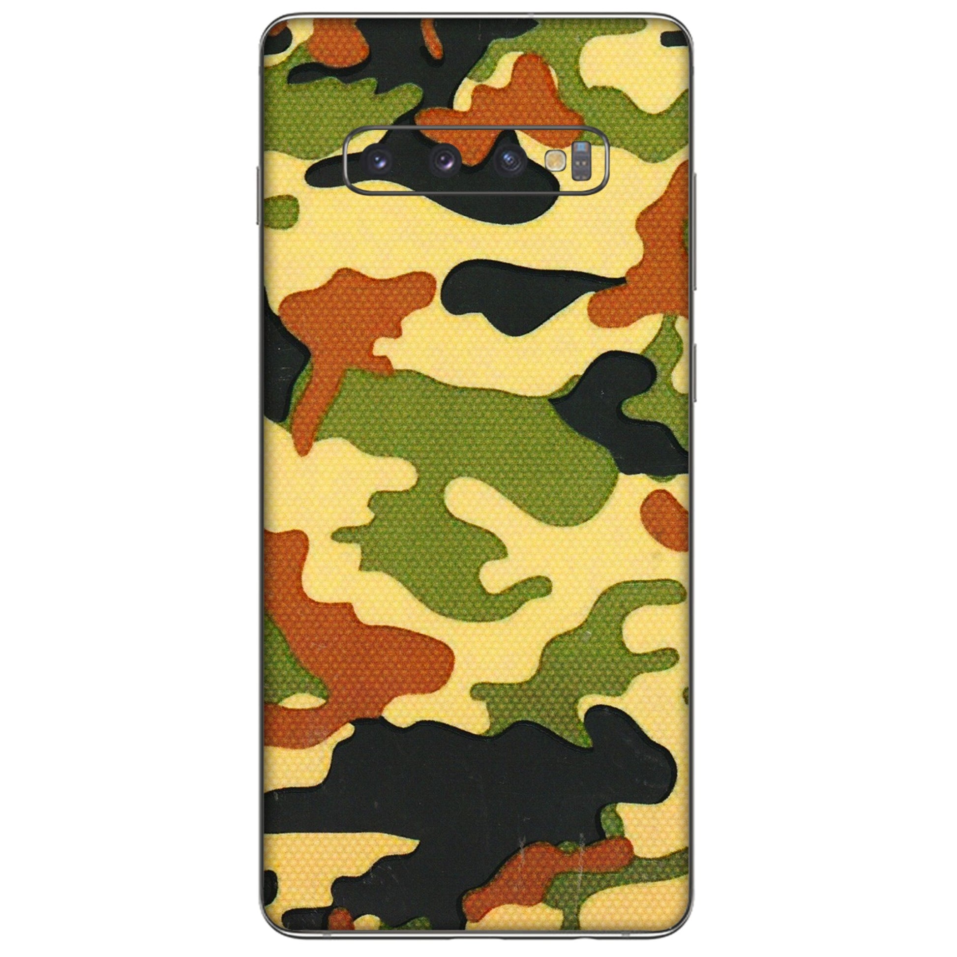 Samsung A/S Series Phone Skins (All Models) - Indian Military - 3D Embossed Finish (L-234) Samsung Galaxy S10 Plus