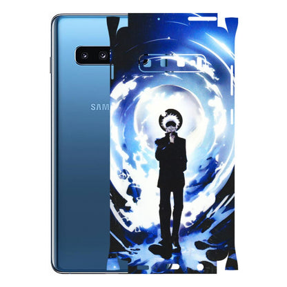 Samsung A/S Series Phone Skins (All Models) - Satoru Gojo Dark Blue - 3D Embossed Finish (L-235) Samsung Galaxy S10 Plus