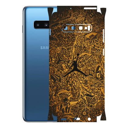 Samsung A/S Series Phone Skins (All Models) - Premium Gold Basketball Player - 3D Embossed Finish (L-236) Samsung Galaxy S10 Plus