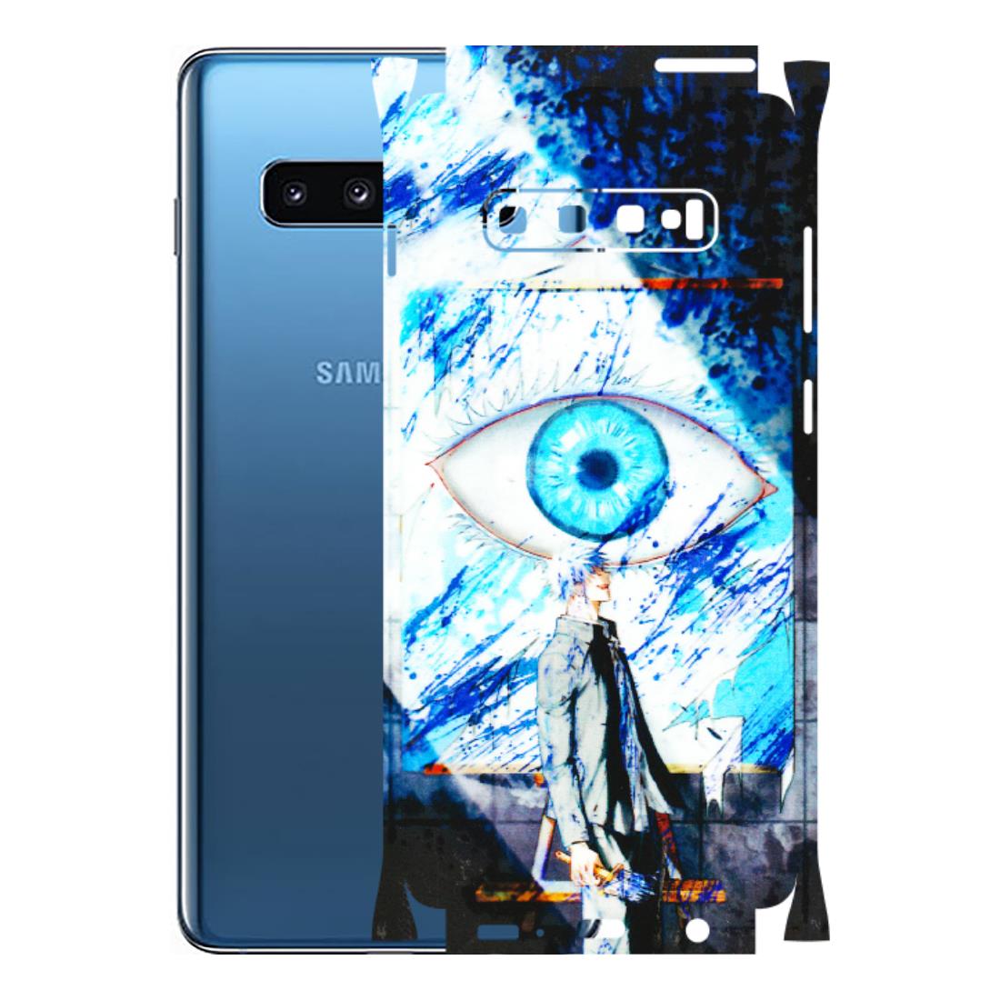 Samsung A/S Series Phone Skins (All Models) - Gojo Satoru evil eye - 3D Embossed Finish (L-239) Samsung Galaxy S10 Plus