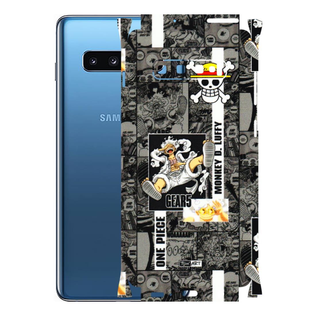 Samsung A/S Series Phone Skins (All Models) - Cuffy Anime MonkeyCamic - 3D Embossed Finish (L-242) Samsung Galaxy S10 Plus