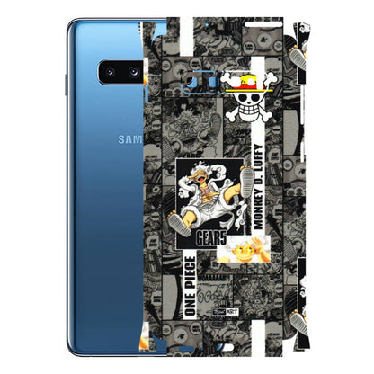 Samsung A/S Series Phone Skins (All Models) - Cuffy Anime MonkeyCamic - 3D Embossed Finish (L-242) Samsung Galaxy S10 Plus