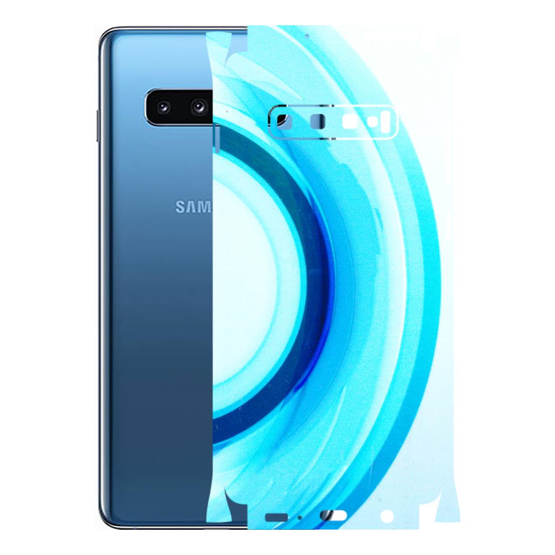 Samsung A/S Series Phone Skins (All Models) - The Blue Curve - 3D Embossed Finish (L-244) Samsung Galaxy S10 Plus