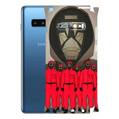Samsung A/S Series Phone Skins (All Models) - Squid Game Hero - 3D Embossed Finish (L-245) Samsung Galaxy S10 Plus