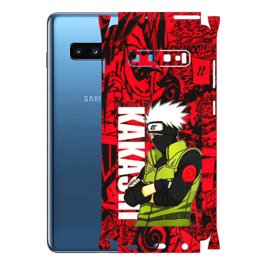 Samsung A/S Series Phone Skins (All Models) - Kakashi Red Anime - 3D Embossed Finish (L-251) Samsung Galaxy S10 Plus