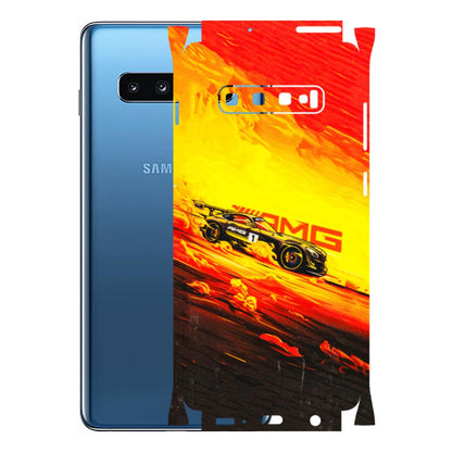 Samsung A/S Series Phone Skins (All Models) - AMG Car Speed Cover - 3D Embossed Finish (L-256) Samsung Galaxy S10 Plus