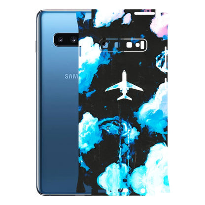 Samsung A/S Series Phone Skins (All Models) - Travel In Airline - 3D Embossed Finish (L-264) Samsung Galaxy S10 Plus