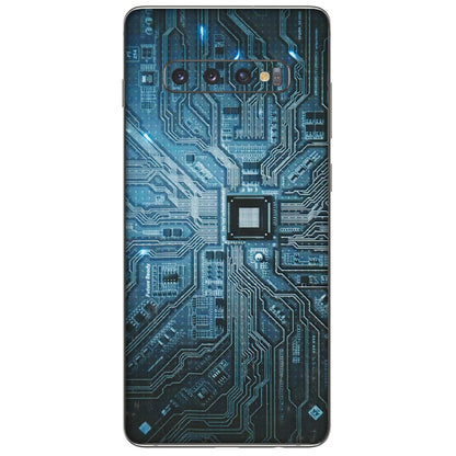 Samsung A/S Series Phone Skins (All Models) - Original Circuit - 3D Embossed Finish (L-267) Samsung Galaxy S10 Plus