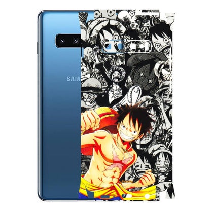 Samsung A/S Series Phone Skins (All Models) - Anime Comics Games Doodles - 3D Embossed Finish (L-27) Samsung Galaxy S10 Plus