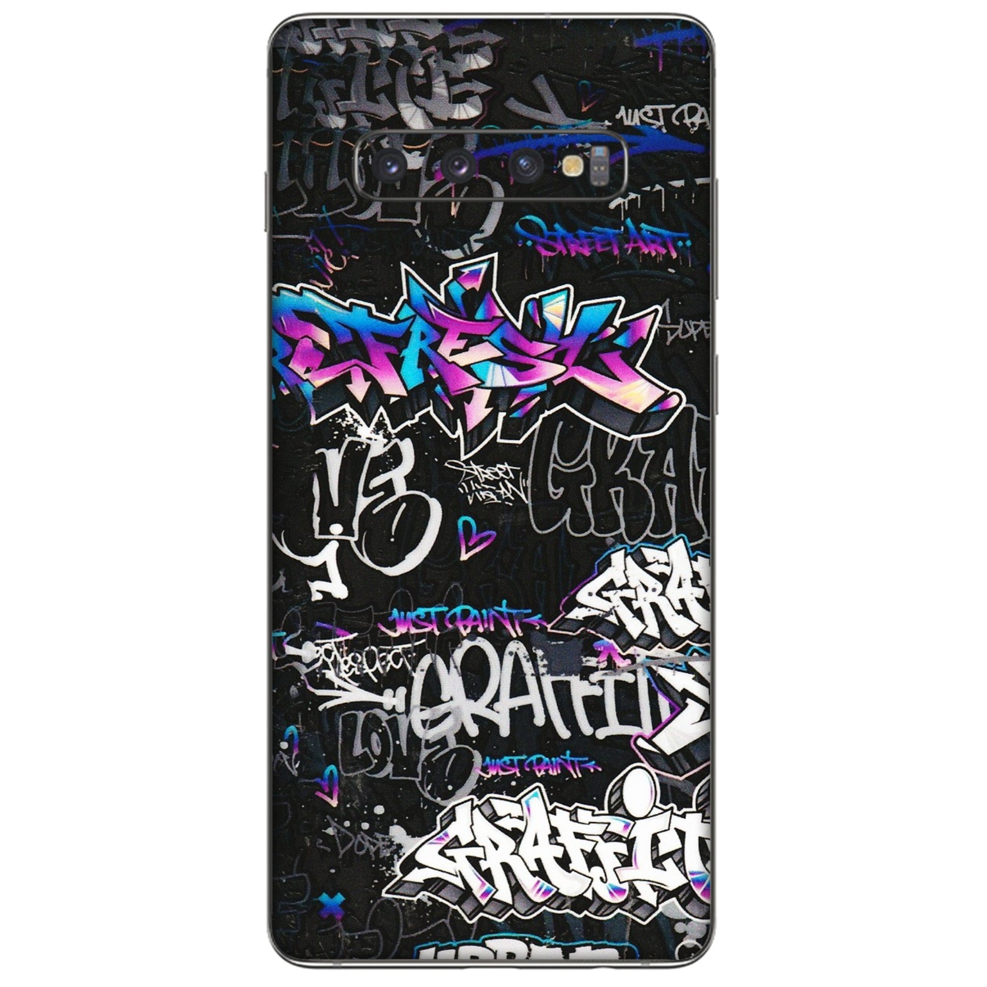 Samsung A/S Series Phone Skins (All Models) - Graffiti Killer - 3D Embossed Finish (L-274) Samsung Galaxy S10 Plus