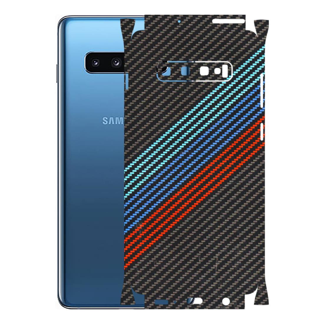 Samsung A/S Series Phone Skins (All Models) - Carbon BM - 3D Embossed Finish (L-302) Samsung Galaxy S10 Plus