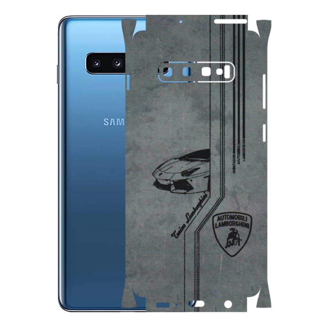 Samsung A/S Series Phone Skins (All Models) - New Lamborgini Aventador - 3D Embossed Finish (L-321) Samsung Galaxy S10 Plus