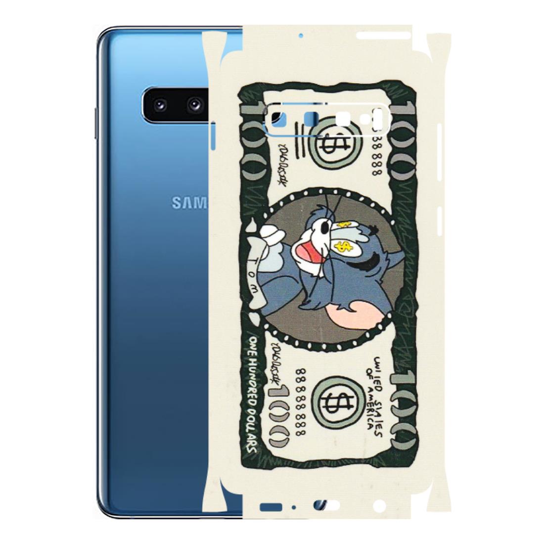 Samsung A/S Series Phone Skins (All Models) - Tom Hundred Dollar - 3D Embossed Finish (L-324) Samsung Galaxy S10 Plus