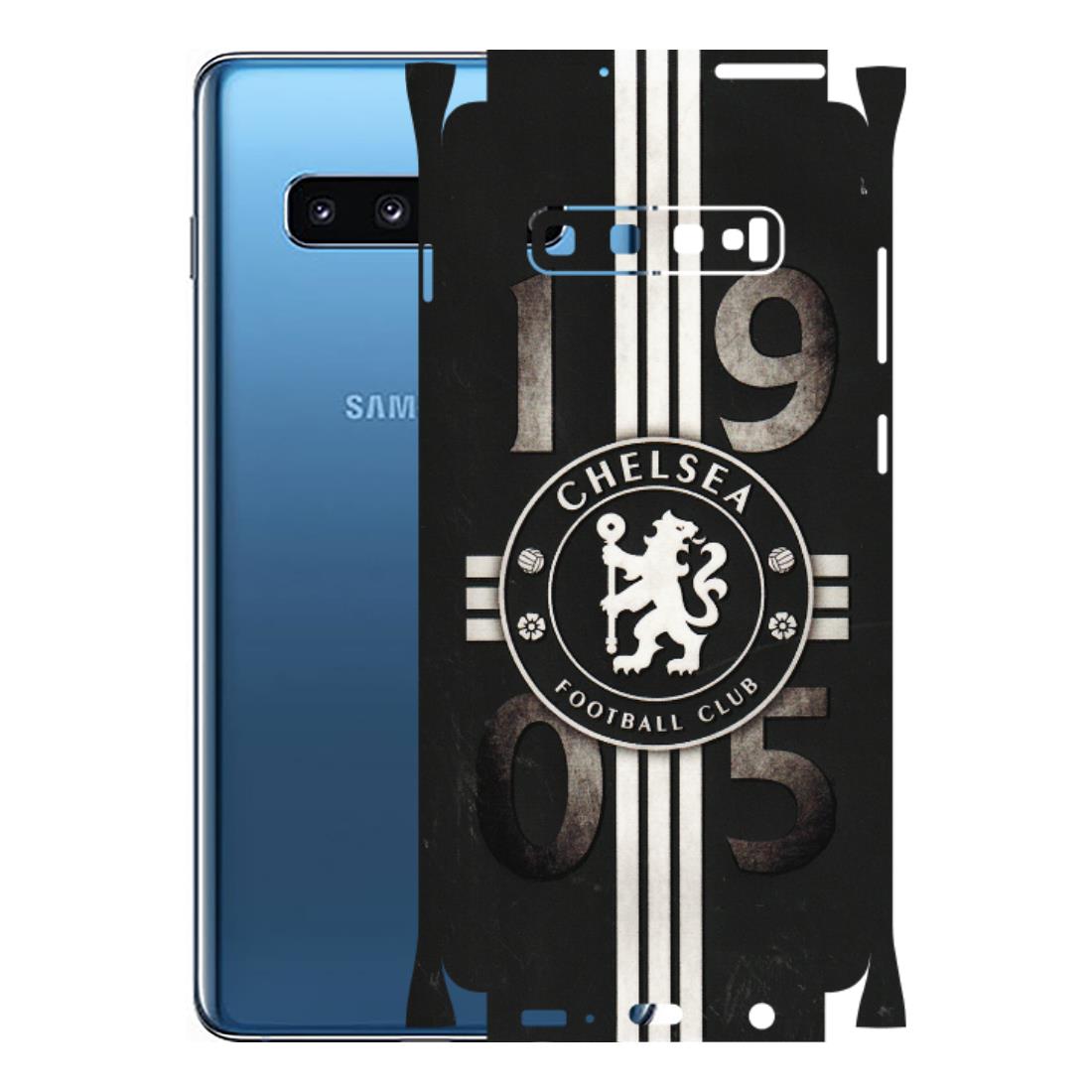 Samsung A/S Series Phone Skins (All Models) - Chelsea Fan Club - 3D Embossed Finish (L-36) Samsung Galaxy S10 Plus