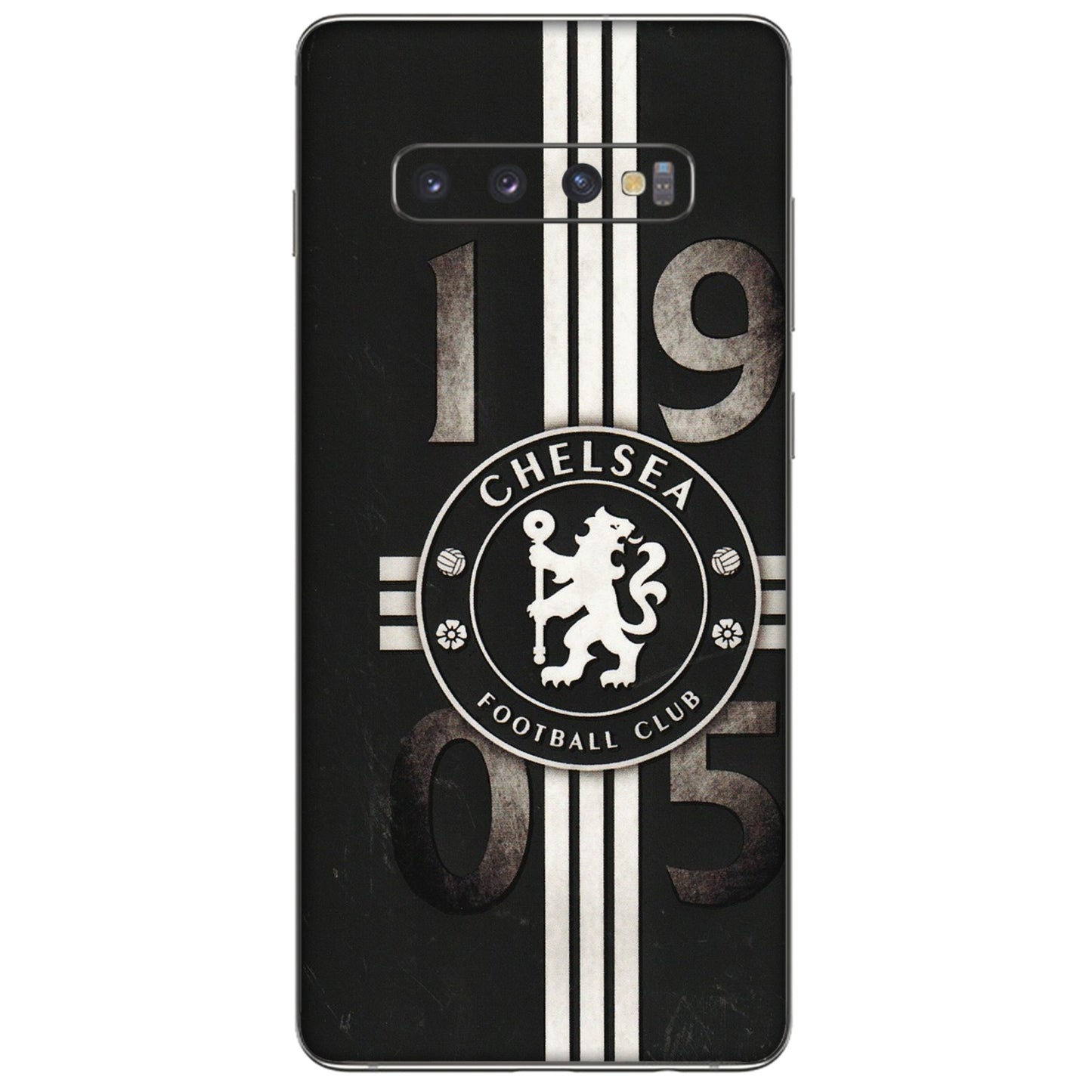 Samsung A/S Series Phone Skins (All Models) - Chelsea Fan Club - 3D Embossed Finish (L-36) Samsung Galaxy S10 Plus