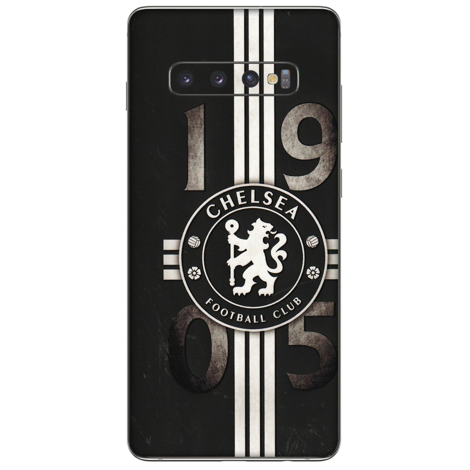 Samsung A/S Series Phone Skins (All Models) - Chelsea Fan Club - 3D Embossed Finish (L-36) Samsung Galaxy S10 Plus