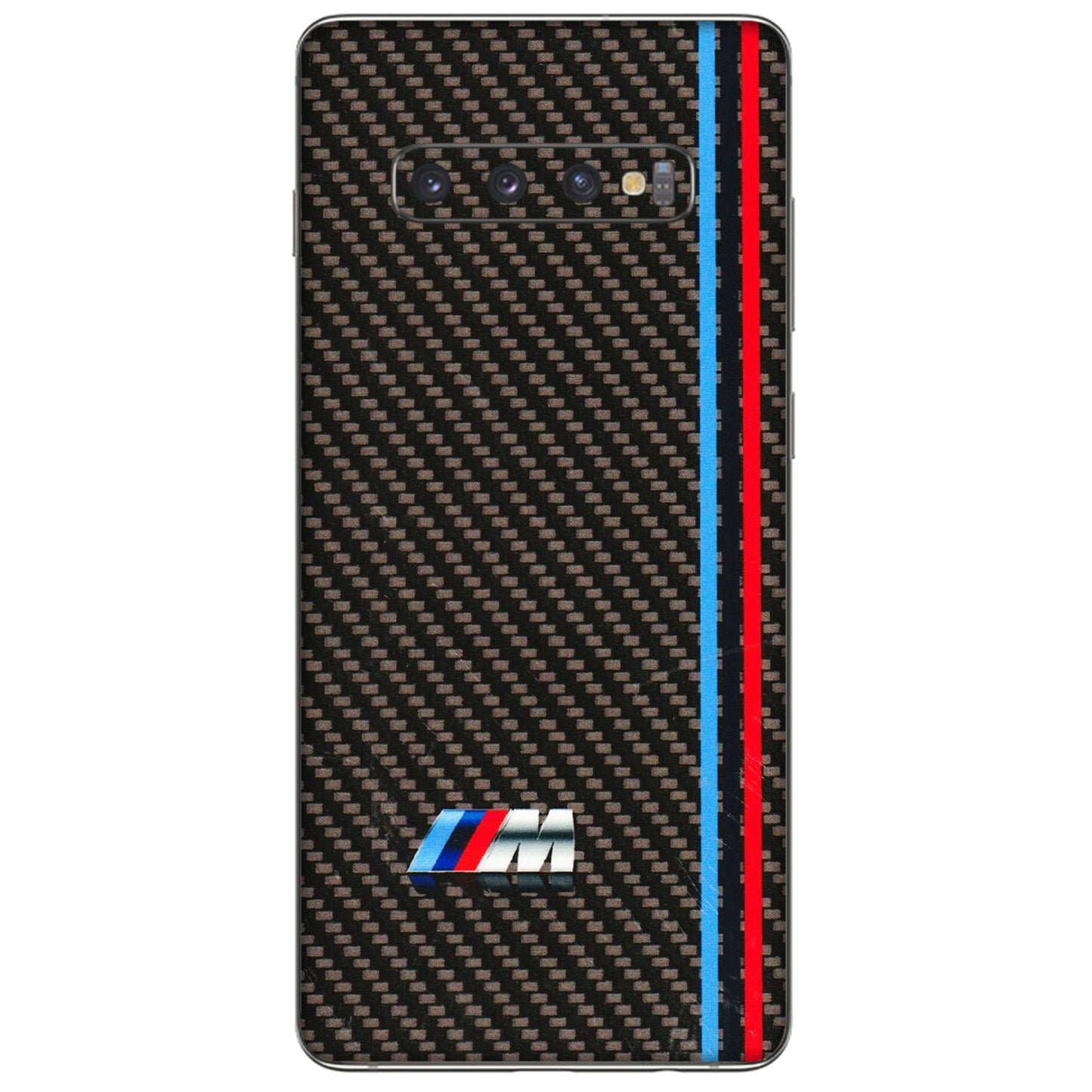 Samsung A/S Series Phone Skins (All Models) - BM Carbon Fiber Feels - 3D Embossed Finish (L-38) Samsung Galaxy S10 Plus