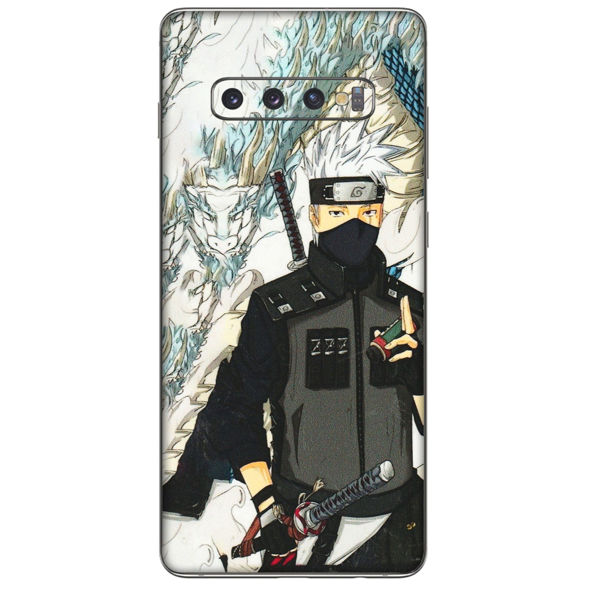 Samsung A/S Series Phone Skins (All Models) - Kakashi Hatake Naruto Anime - 3D Embossed Finish (L-46) Samsung Galaxy S10 Plus
