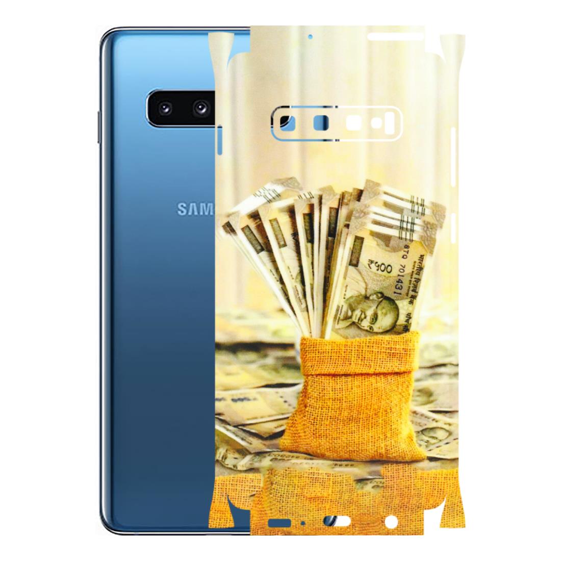 Samsung A/S Series Phone Skins (All Models) - Show Me The Money - 3D Embossed Finish (L-52) Samsung Galaxy S10 Plus