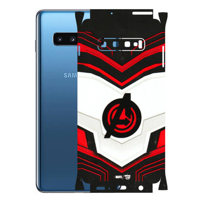 Samsung A/S Series Phone Skins (All Models) - Avengers Logo - 3D Embossed Finish (L-55) Samsung Galaxy S10 Plus