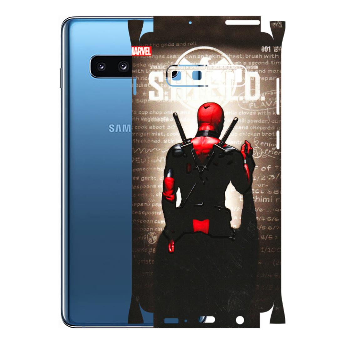 Samsung A/S Series Phone Skins (All Models) - Deadpool - 3D Embossed Finish (L-56) Samsung Galaxy S10 Plus