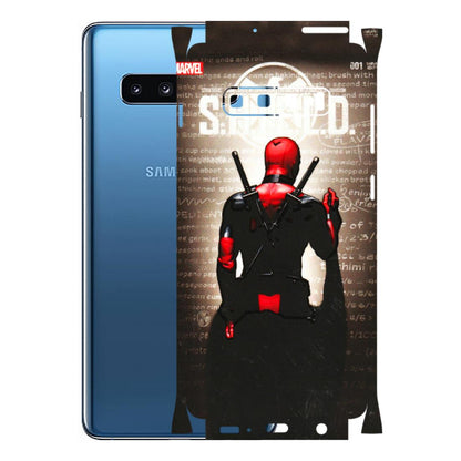 Samsung A/S Series Phone Skins (All Models) - Deadpool - 3D Embossed Finish (L-56) Samsung Galaxy S10 Plus