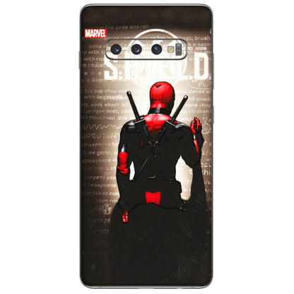 Samsung A/S Series Phone Skins (All Models) - Deadpool - 3D Embossed Finish (L-56) Samsung Galaxy S10 Plus