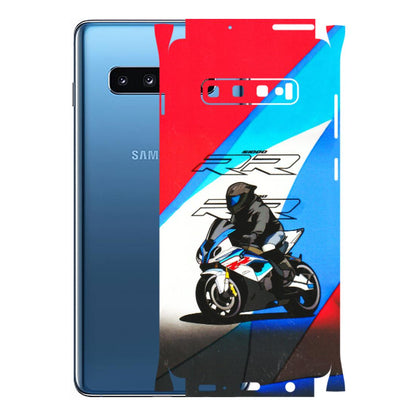 Samsung A/S Series Phone Skins (All Models) - Bikers Love - 3D Embossed Finish (L-58) Samsung Galaxy S10 Plus