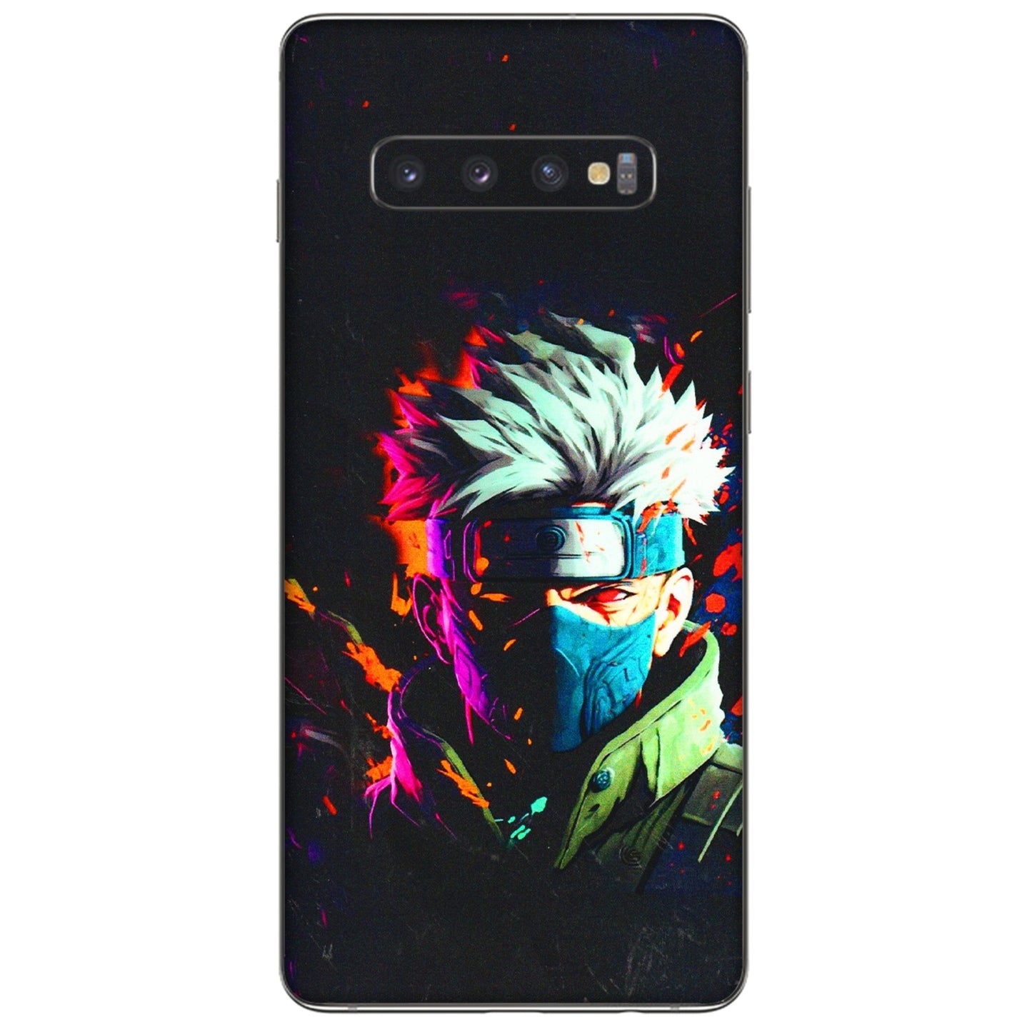 Samsung A/S Series Phone Skins (All Models) - Anime Cool Character - 3D Embossed Finish (L-59) Samsung Galaxy S10 Plus