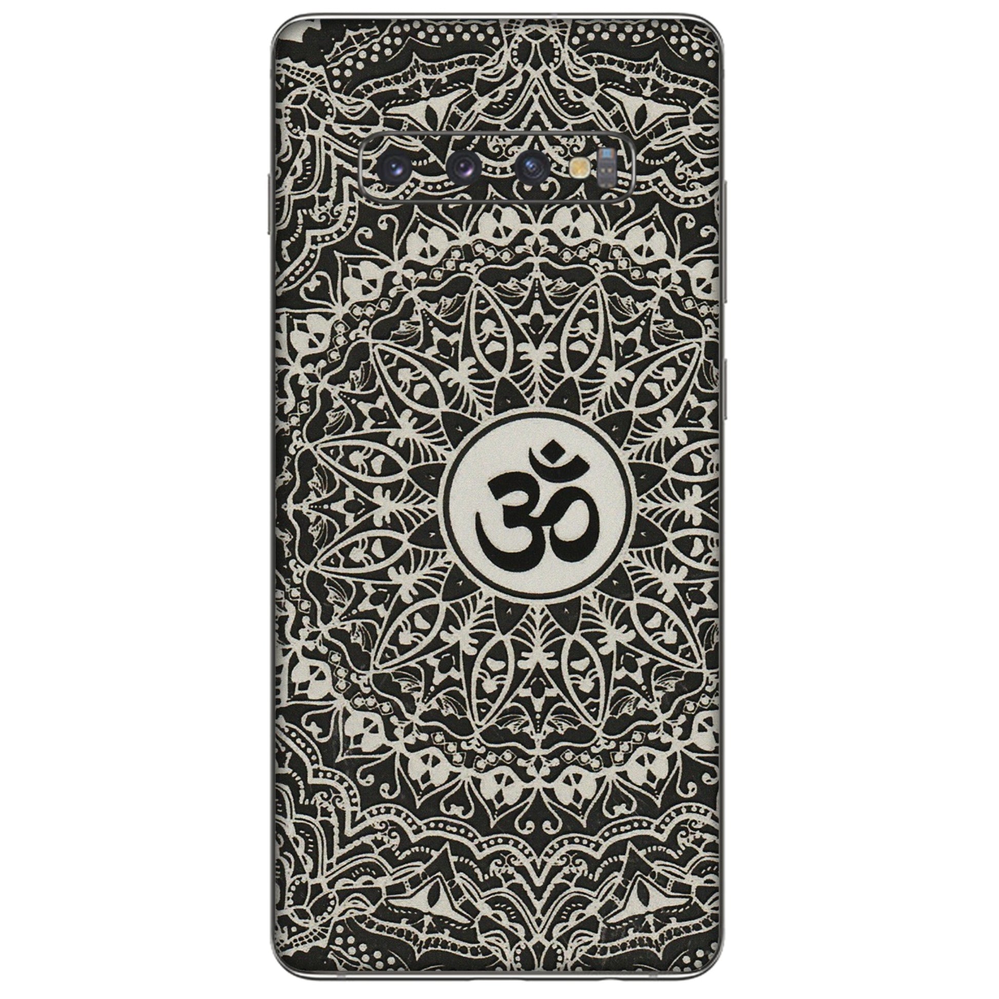 Samsung A/S Series Phone Skins (All Models) - Aum Elegant Mandala - 3D Embossed Finish (L-62) Samsung Galaxy S10 Plus