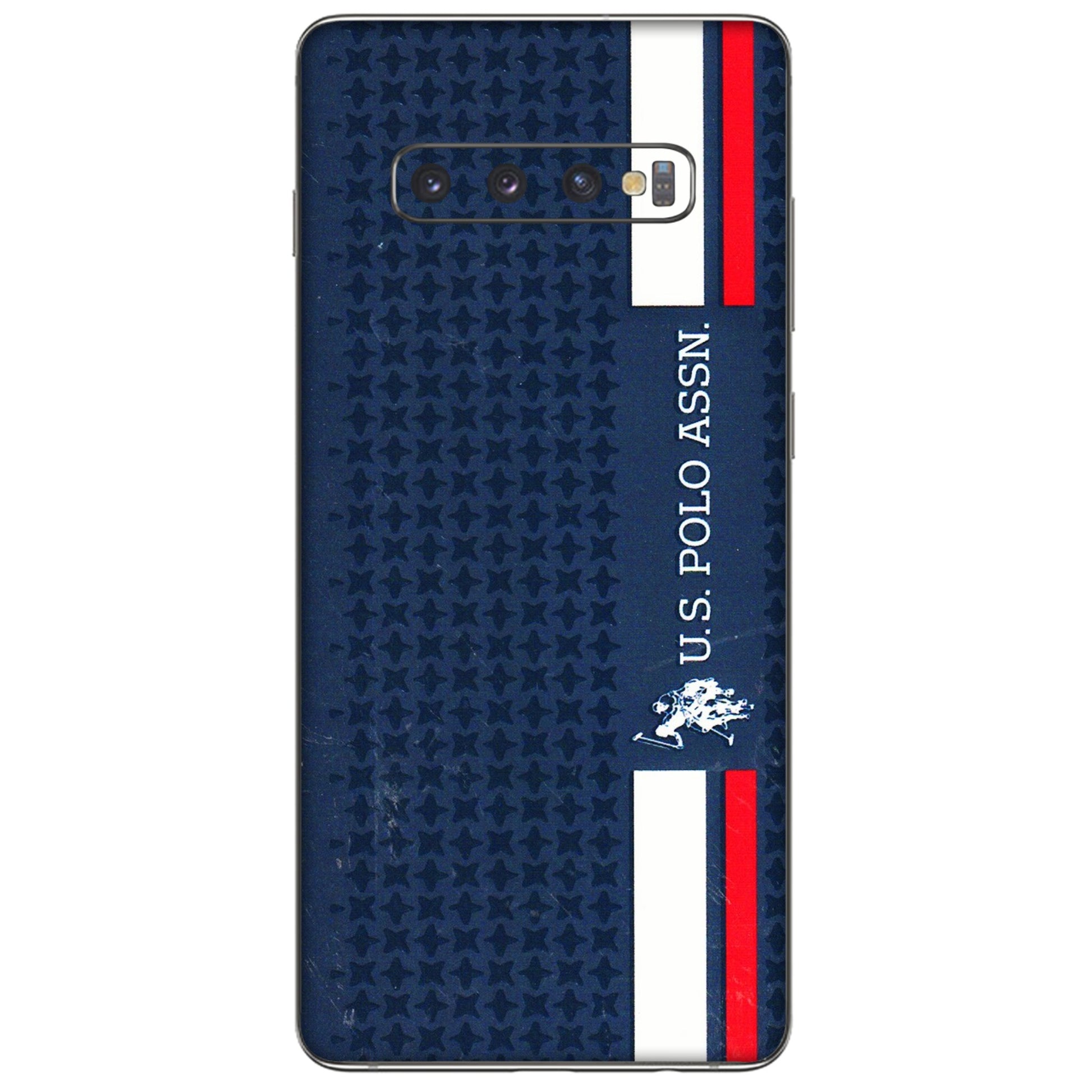 Samsung A/S Series Phone Skins (All Models) - US POLO Designer Brand - 3D Embossed Finish (L-65) Samsung Galaxy S10 Plus